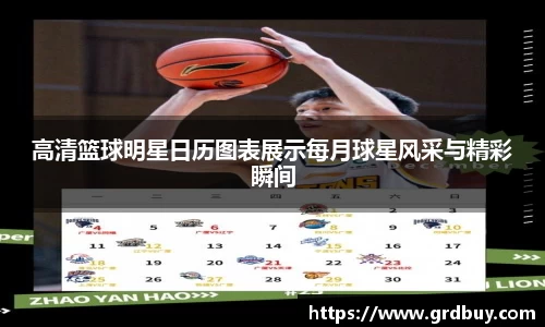 高清篮球明星日历图表展示每月球星风采与精彩瞬间
