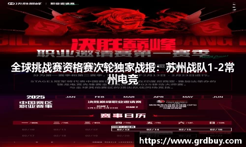 全球挑战赛资格赛次轮独家战报：苏州战队1-2常州电竞