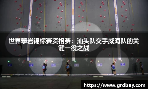世界攀岩锦标赛资格赛：汕头队交手威海队的关键一役之战